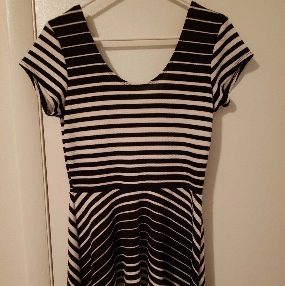 Planet Gold Striped Dress